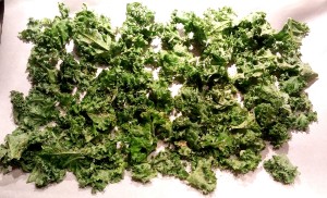kale chips before